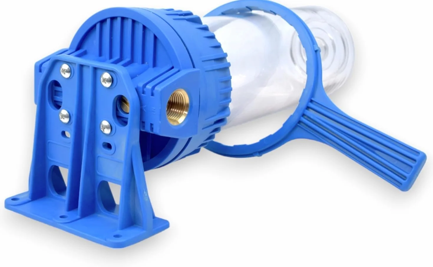 Portafiltro contenedor cartucho KIT filtración agua 1" 1/2" 3/4" latón