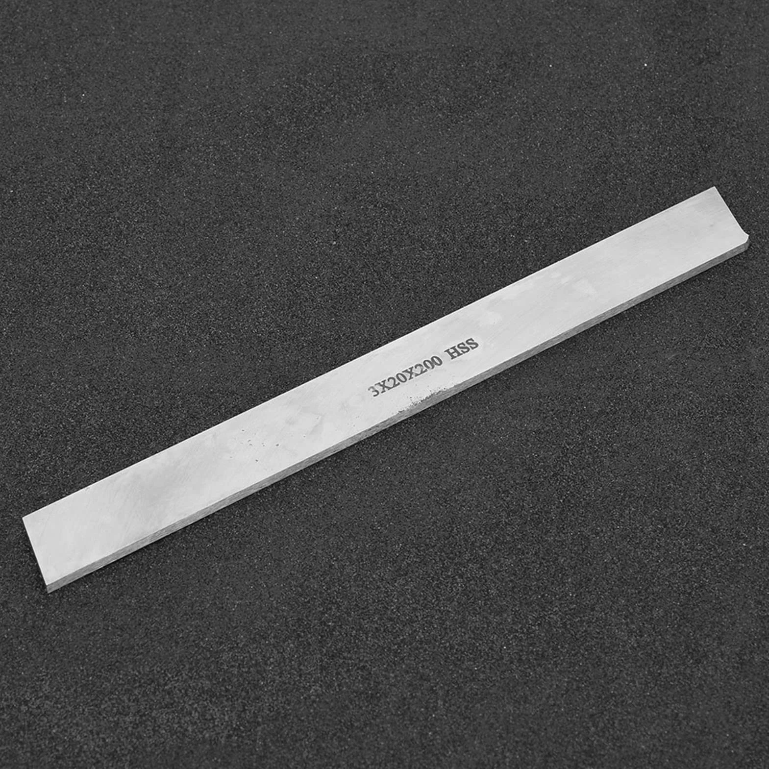 Herramienta de Torneado Acero Alta Velocidad Cuchillo Talla Barra Acero Blanca Cuadrada 20MM (3x20x200mm)