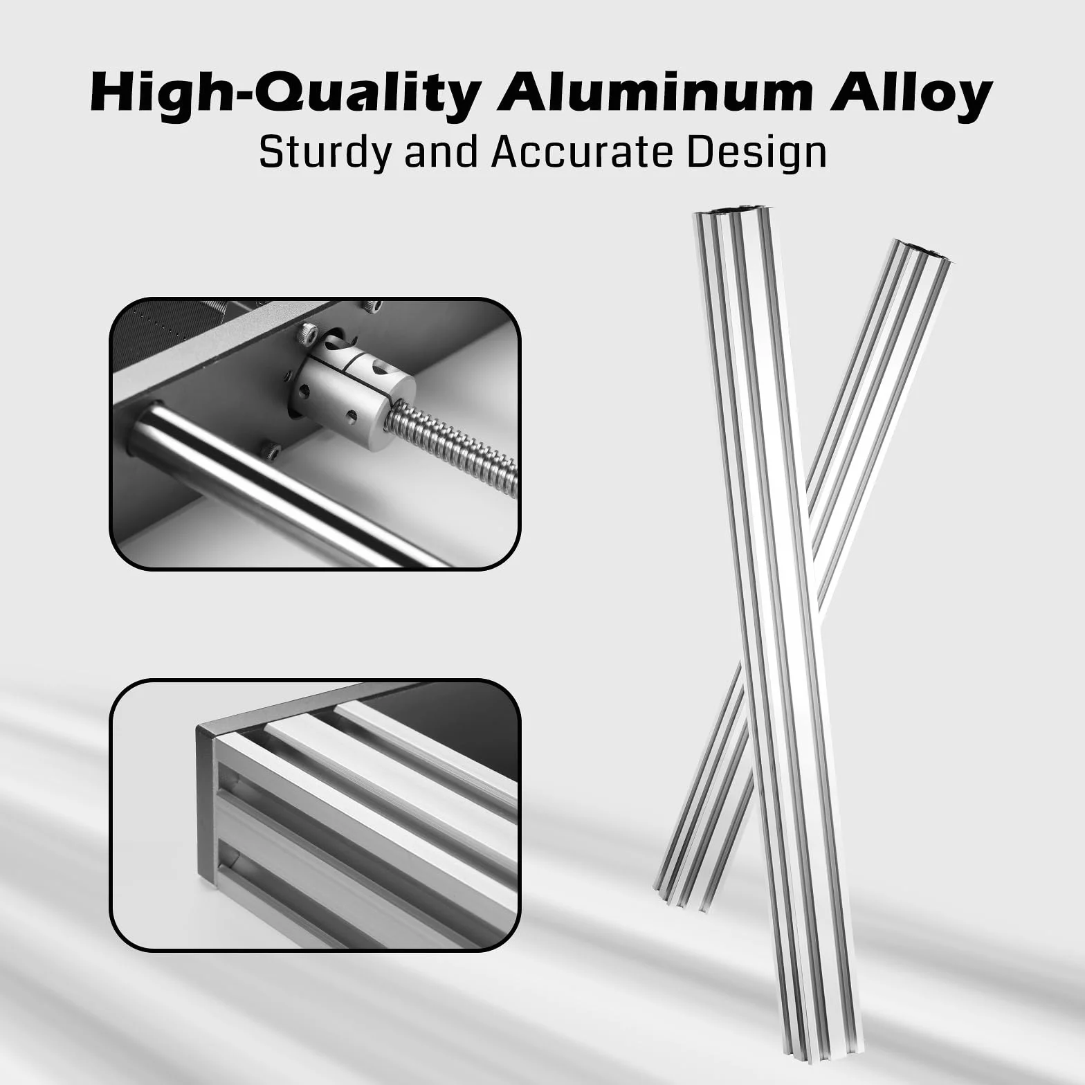 Kit de extensión Genmitsu 3020 Y-Axis, actualización 3020 a 3040, accesorios CNC para máquina enrutadora CNC 3020-PPRO MAX, área de trabajo XY 300 x 400 mm