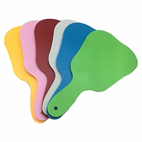 Espejos de cara dental para paciente forma molar color aleatorio 5 piezas