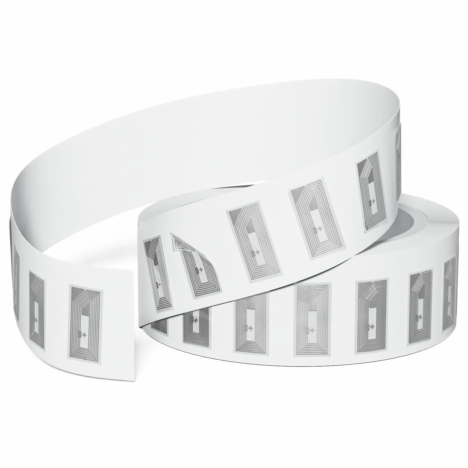 Etiquetas NFC Ntag213 144 bytes Memoria 10x20 mm Adhesivas Transparentes Compatibles con Todos los Teléfonos
