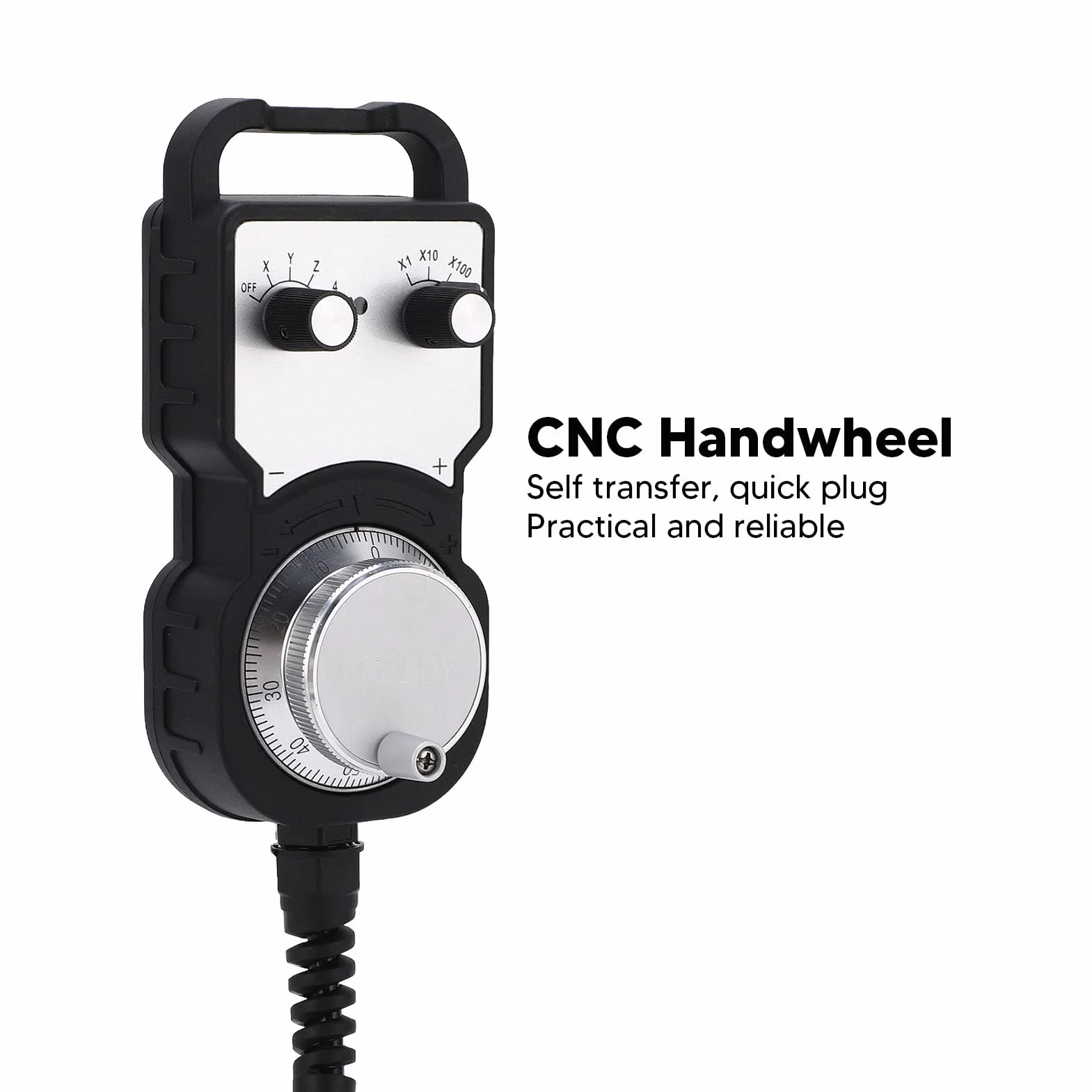 Volante Torvex, controlador de volante CNC 100PPR MPG Pendant de 4 ejes y 3 niveles, compatible con tornos fresadores