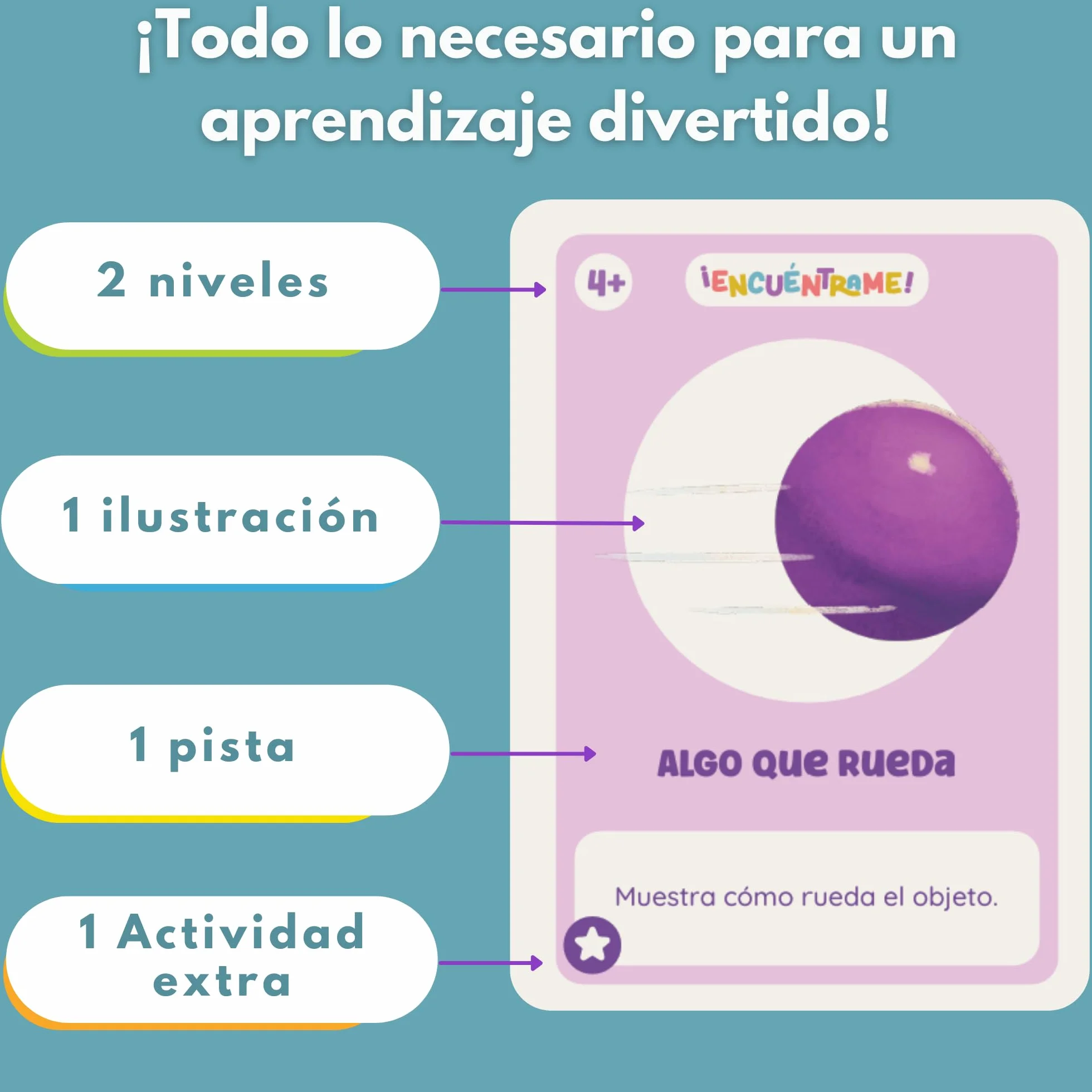 Oh Happy Games ¡Encuéntrame! En Casa 56 Cartas Busca y Encuentra Juego Educativo Montessori 2 Años Niños Interior Sin Pantallas