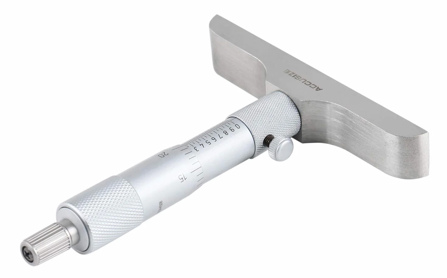 accusize – 6 "Profundidad micrómetros, base de profundidad 4," con 6 varillas en caja de sábana bajera ajustable, # 2025 – 4201