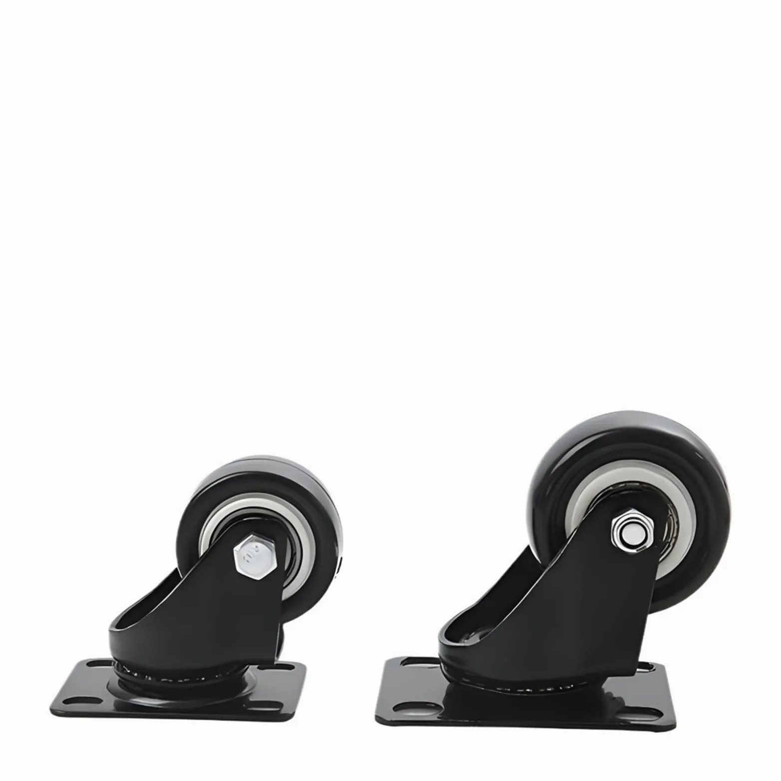 Ruedas direccionales 1,5 2 3 4 5 pulgadas | Pie de apoyo universal for carros con rodamiento suave(5inch caster)