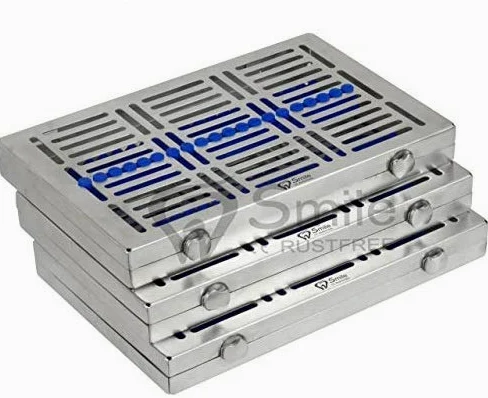 3X Esterilización Cassette - Contenedor de bandeja de lavado - para 20 instrumentos de esterilización