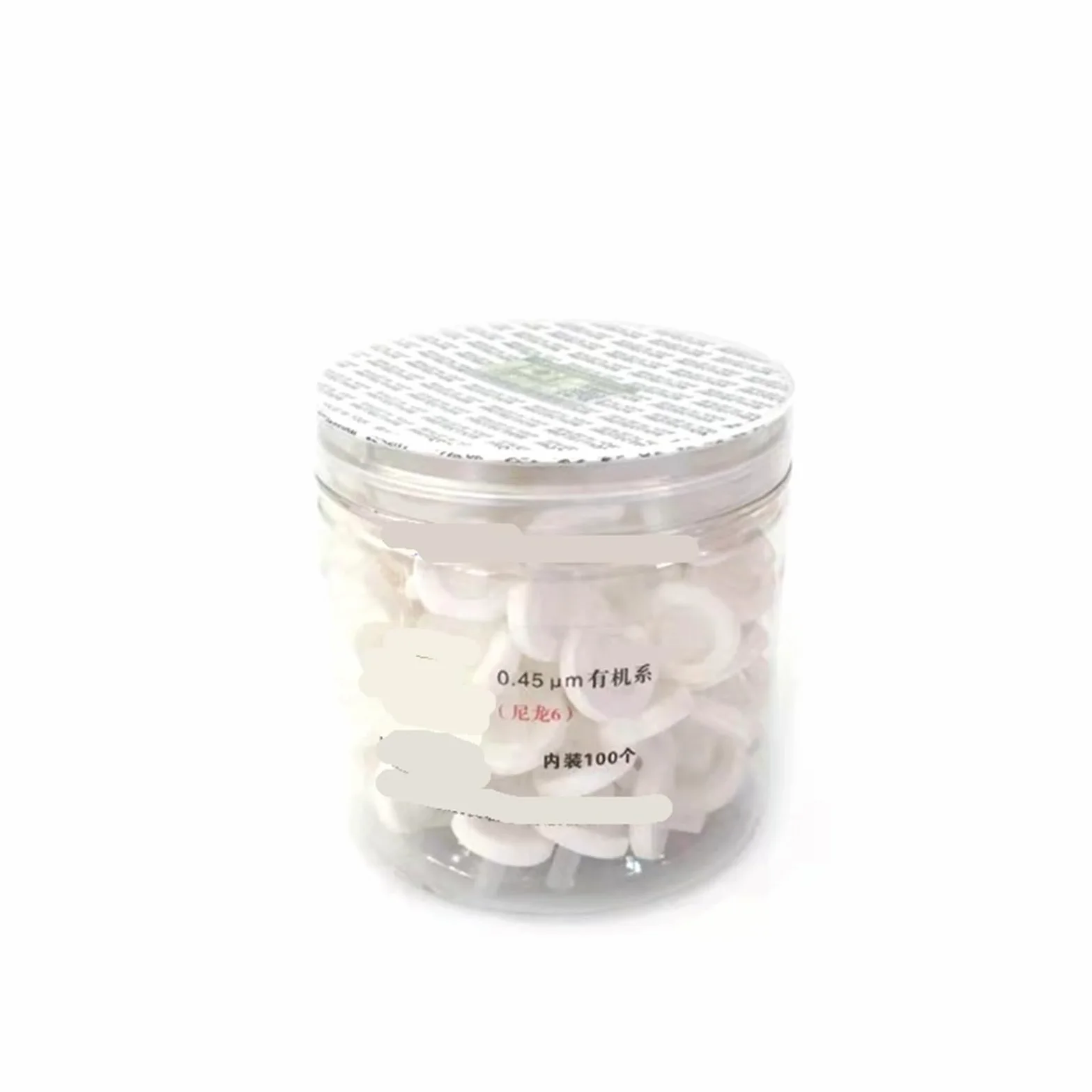 Filtros de Jeringa Lote de 100 filtros de aguja desechables de laboratorio de 13 mm y 25 mm, sistema Aquo/sistema orgánico/PTFE de 0,22/0,45 um, for jeringa de membrana.(25mm 0.45um PES)