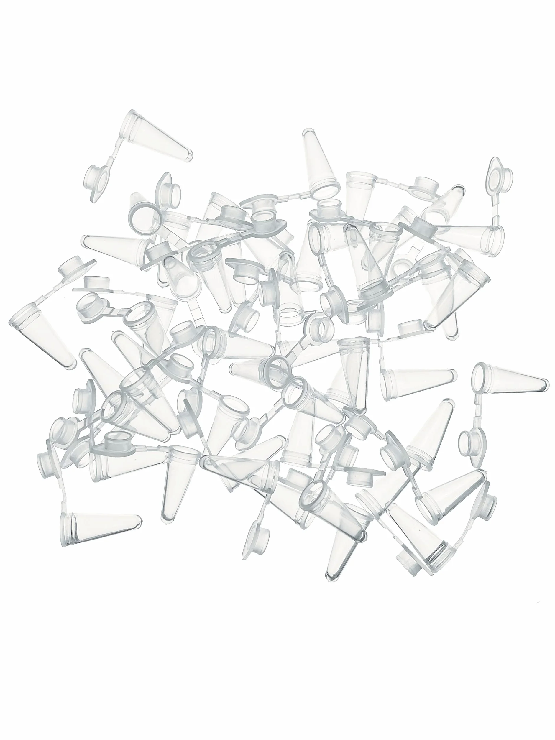MUHWA Tubo de PCR 0,1 ml con tapa plana, 1000 piezas