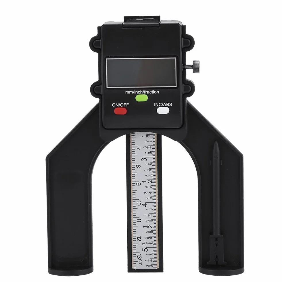 Medidor de Profundidad Digital 0-80mm para Carpintería, Herramienta de Medición Exacta
