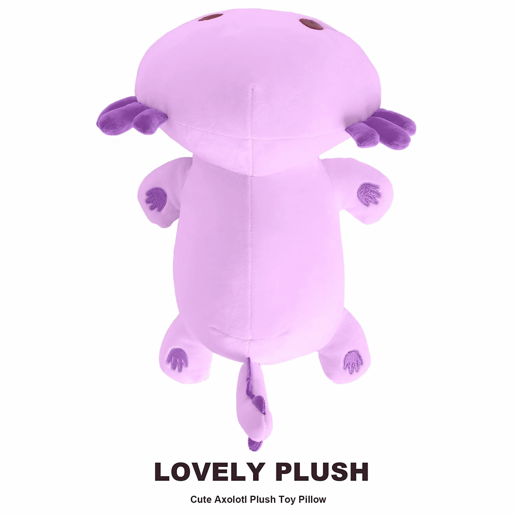 Shownicer Peluche Axolotl de Tela Kawaii Salamandra, Juguete para Acurrucarse, Cojín de Lanzamiento