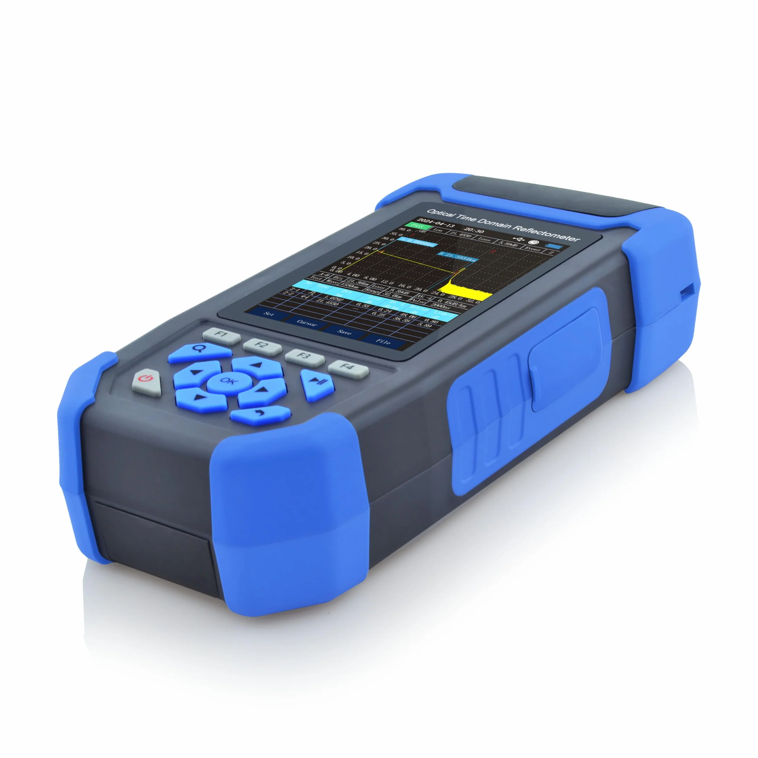1310nm/24dB+1550nm/22dB Mini OTDR con OPM+OLS+VFL+Mapa de Eventos+Prueba de Pérdida+Probador RJ45+Rastreador de RJ45 SM Probador de Fibra Compatible con APC&UPC SC+FC+ST+LC-SS303T-2A1
