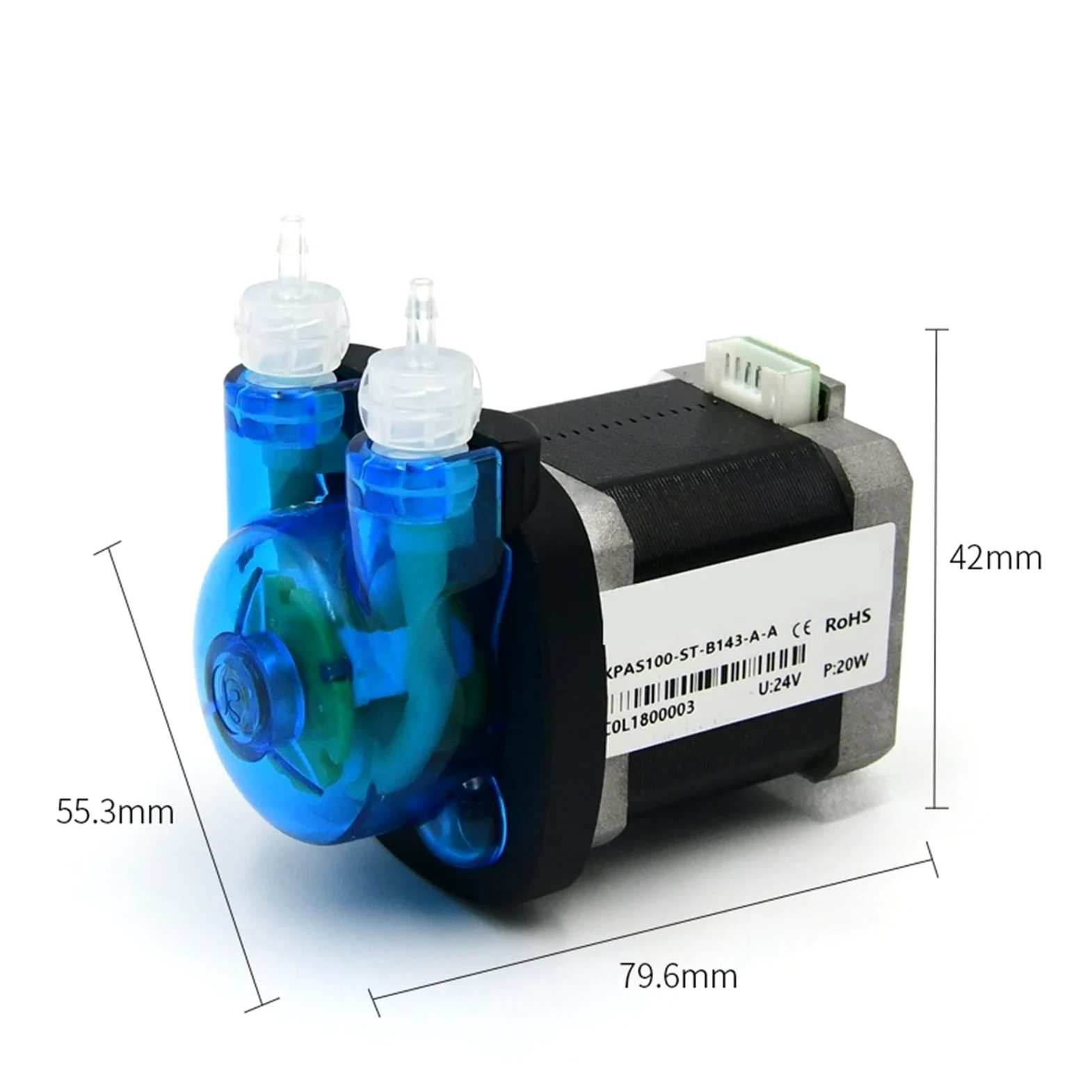 Bomba de Vacío, Bomba peristáltica paso a 100 S/L Transferencia de placa Líquido viscoso no (20-110 ml/min)(S19,Kpas100-st-3)