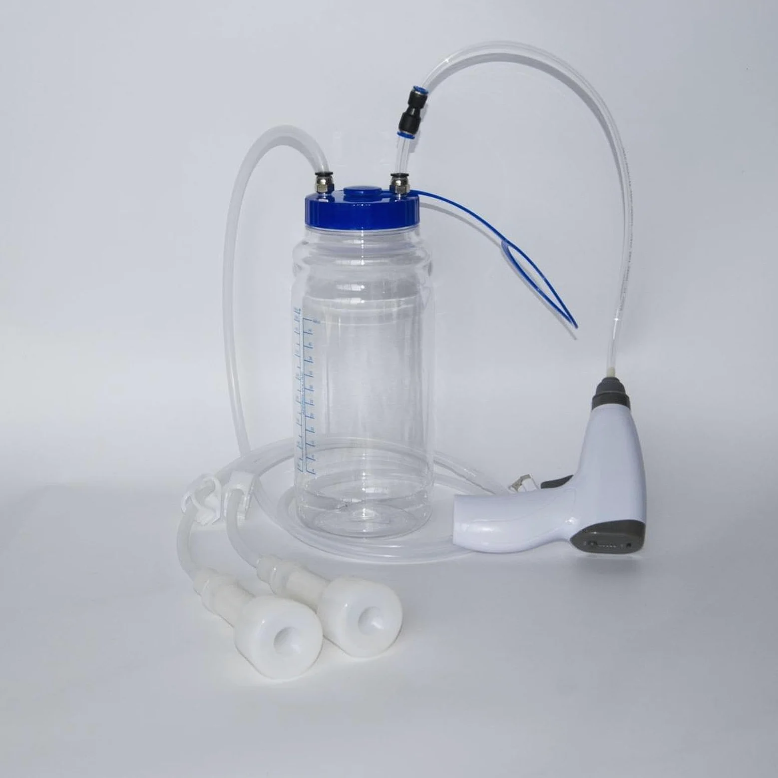 perfk Máquina de ordeño de Vacas Accesorios de máquina de Vacas Bomba de succión de aspiración 2L Bomba de succión eléctrica para ovejas Granja de Vacas
