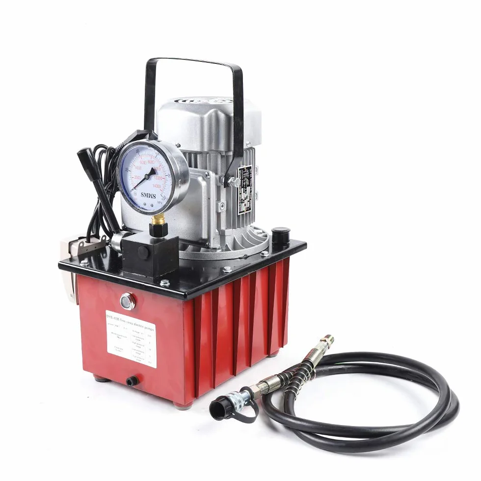 Bomba hidráulica eléctrica con válvula manual, 700 bar, bomba hidráulica eléctrica, 750 W, 220 V