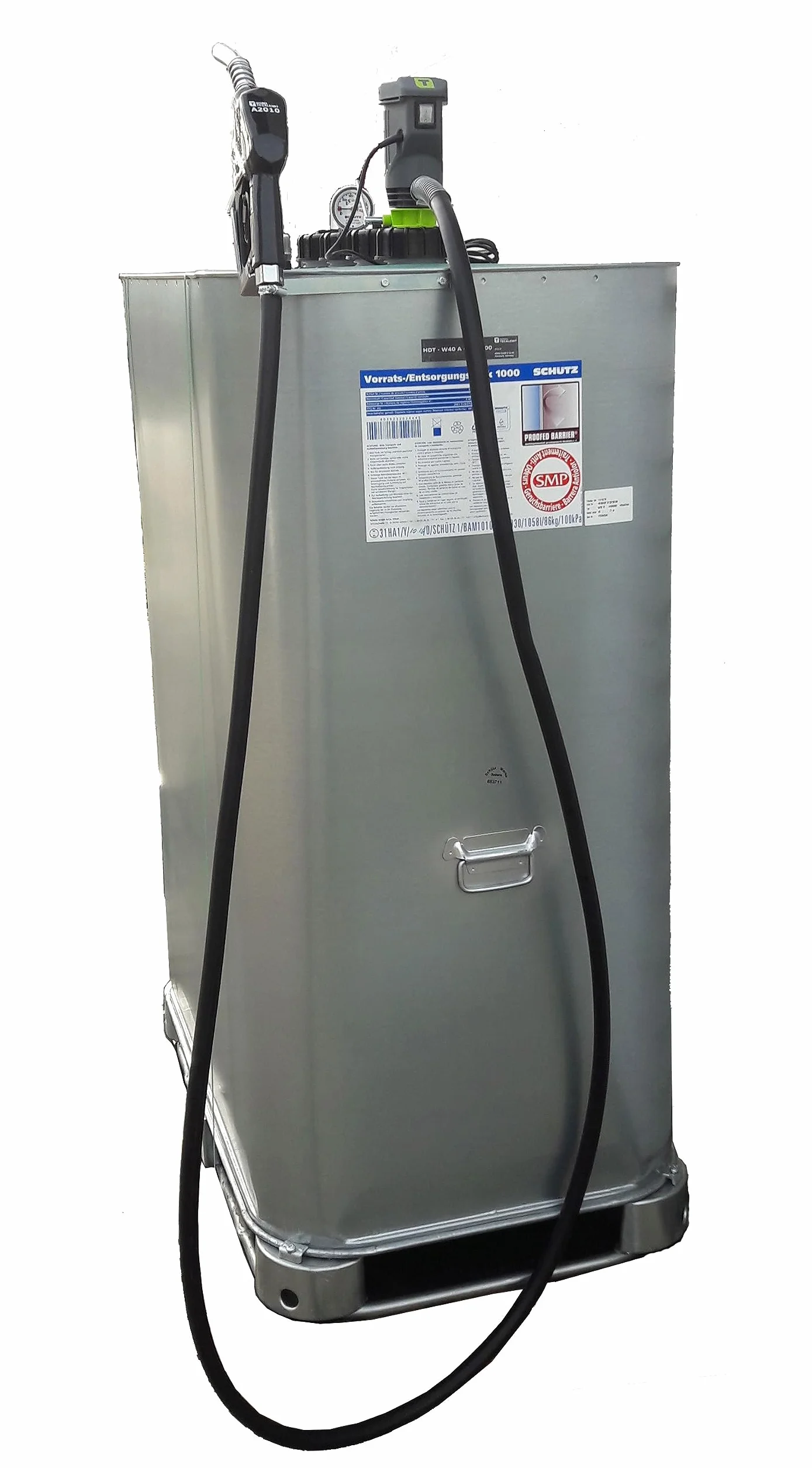 HW40 - Sistema de depósito diésel (1000 L, con válvula automática)