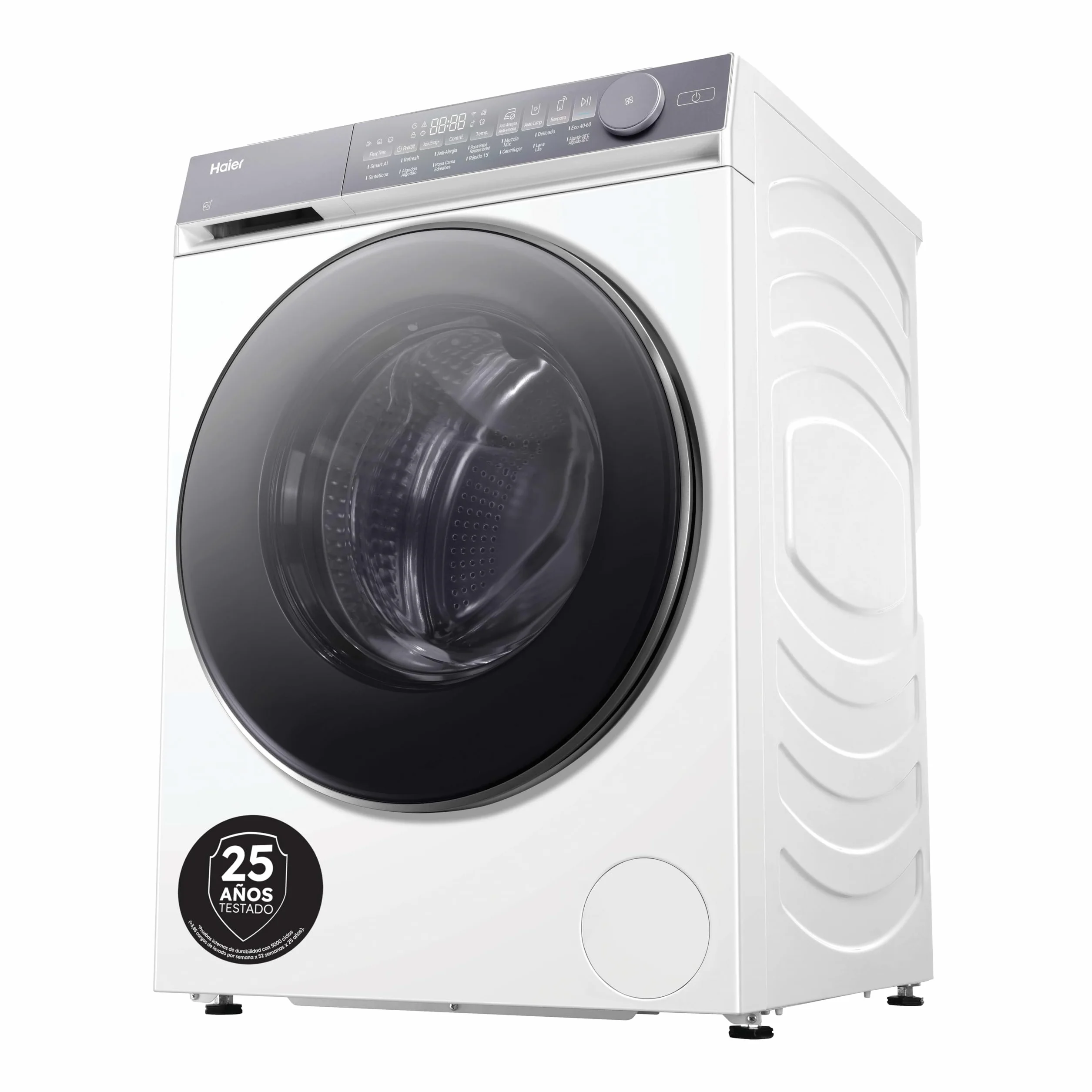 Haier HW120-B14367U-IB Lavadora Carga Frontal 12KG 1400 RPM Motor Direct Motion Blanco