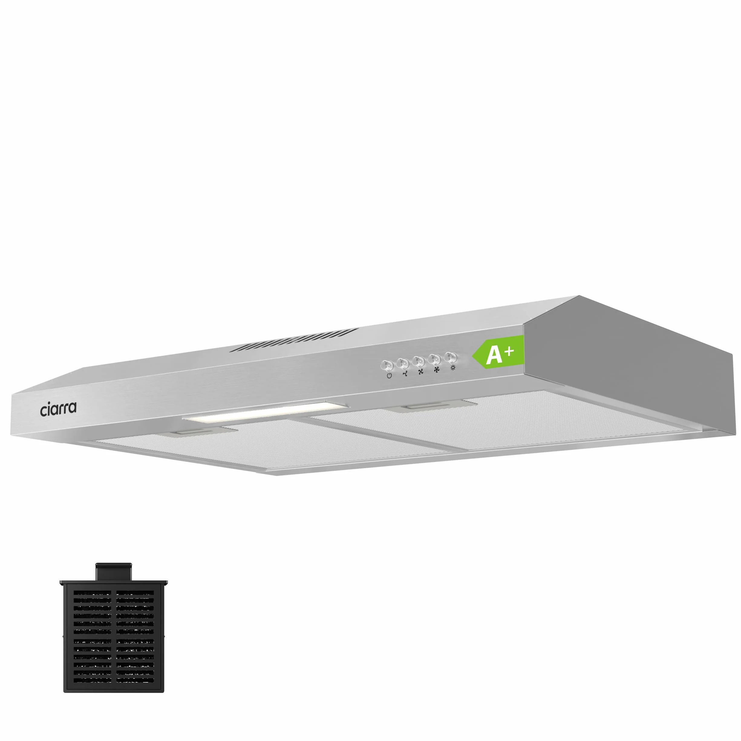 CIARRA CBCS6903D Campana Extractora 60 cm Clase A+ Acero Inoxidable