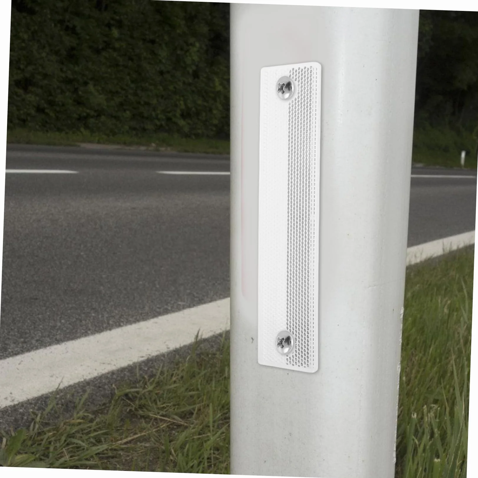 Cursor reflectante de carretera señalización reflector de seguridad rectangular Acrílico 2 Piezas