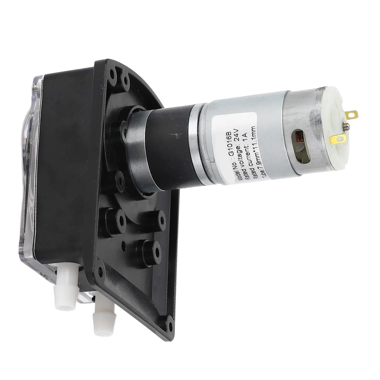 Eujgoov Bomba Peristáltica de Doble Cabezal, Tubo BPT de Grado Alimenticio de 1500ml/min, Reemplazable con Motor Silencioso para Lavadoras y Lavavajillas (DC24V)
