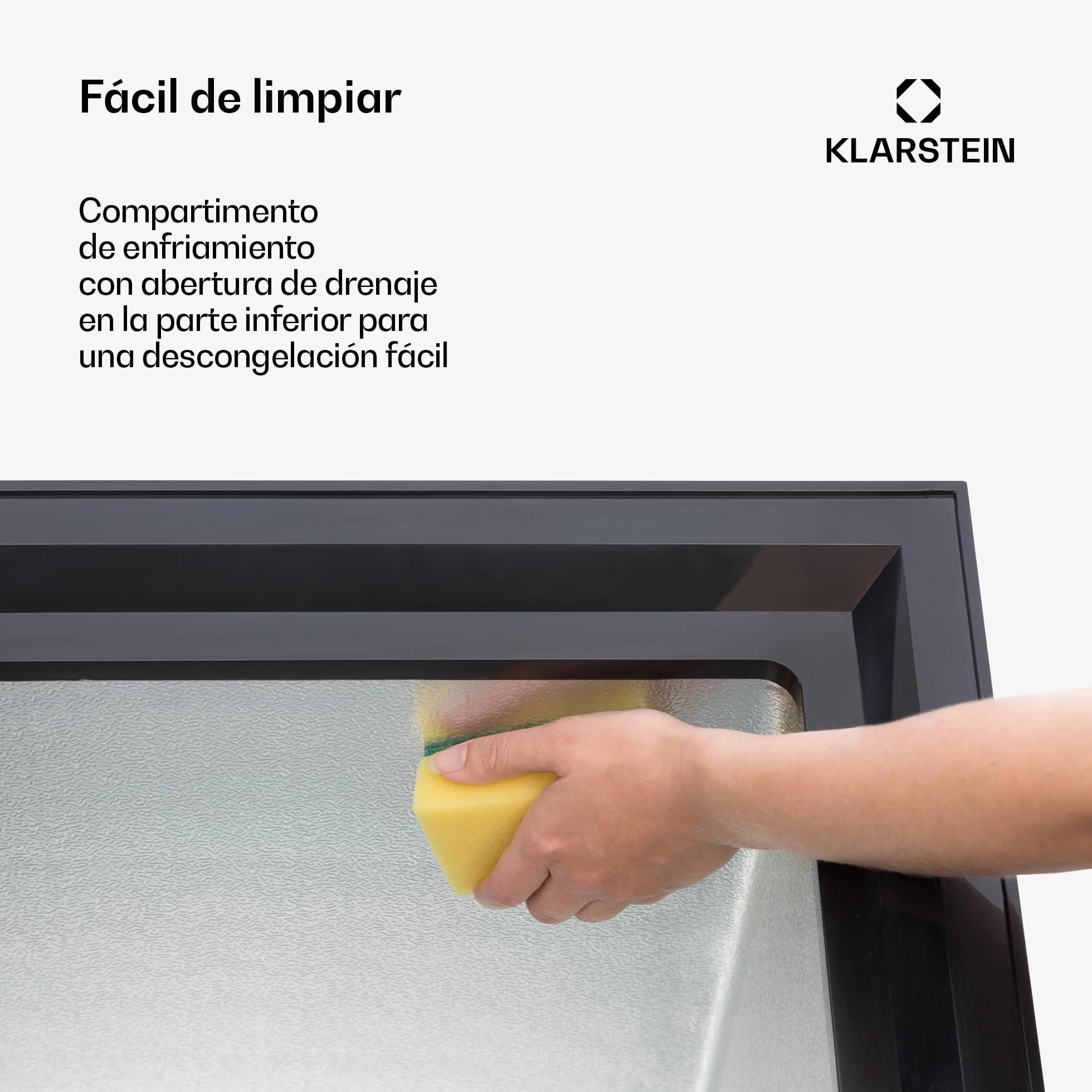Klarstein Arcon Congelador Pequeño Vertical Portatil 51 l Silencioso Bajo Consumo
