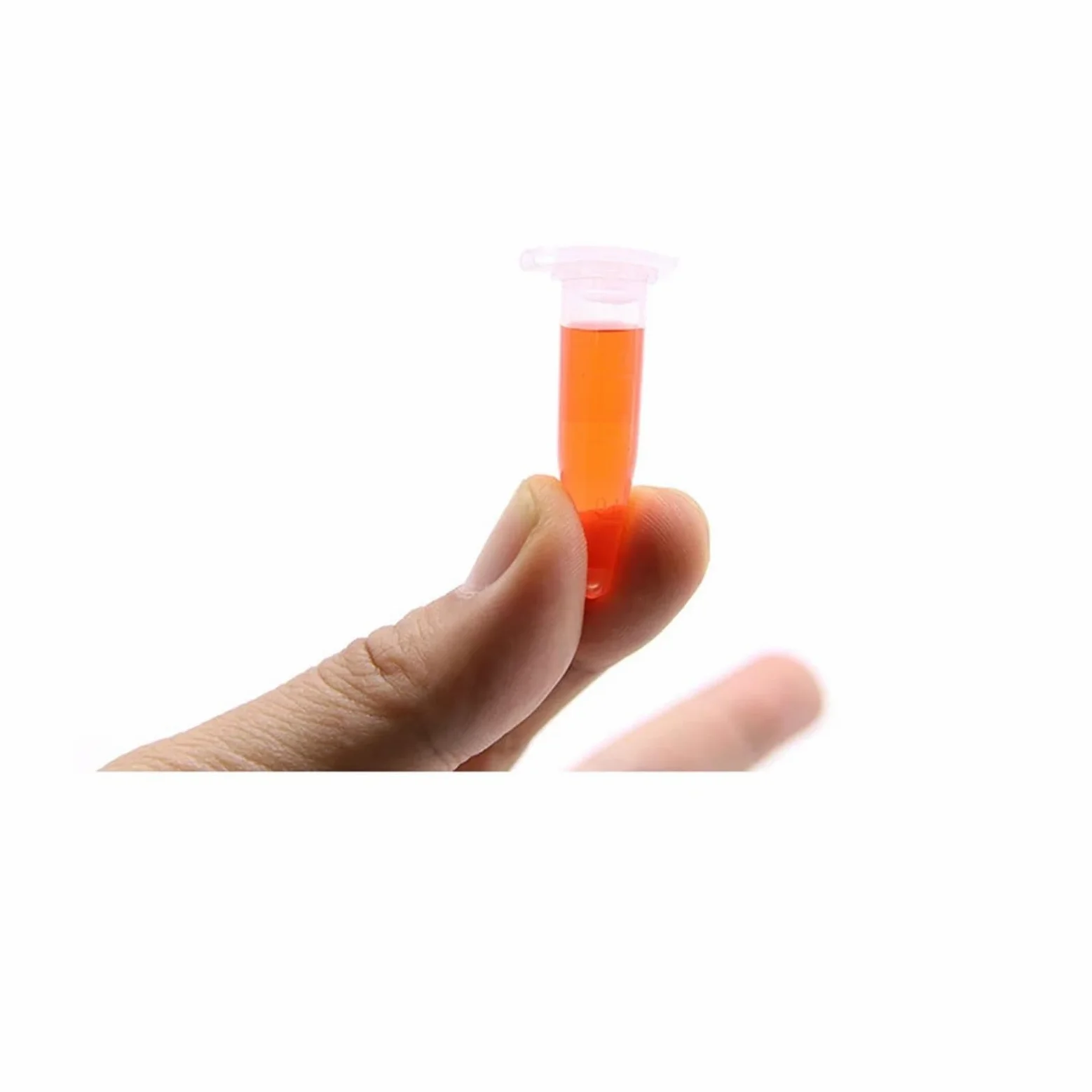 MENGKE 500PCS Pcr Micro Centrifuge Tube 0.2ml 0.5ml 1.5ml 2ml Snap Cap Plastic Test Tube Laboratory Centrifuge Tubes With Scale(0.5ml transparent)
