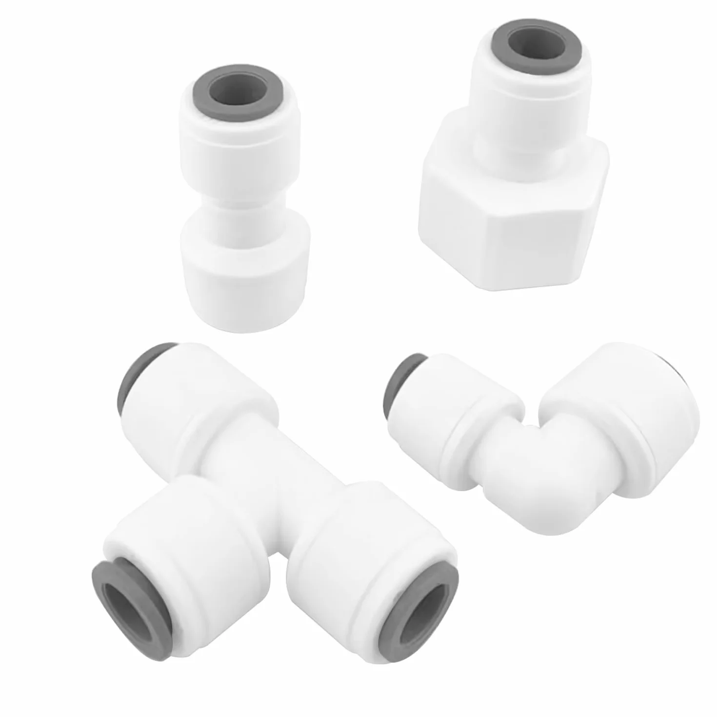 Qrity Conectores de Agua para Refrigerador 3/8" a 5/16" Adaptador Rápido