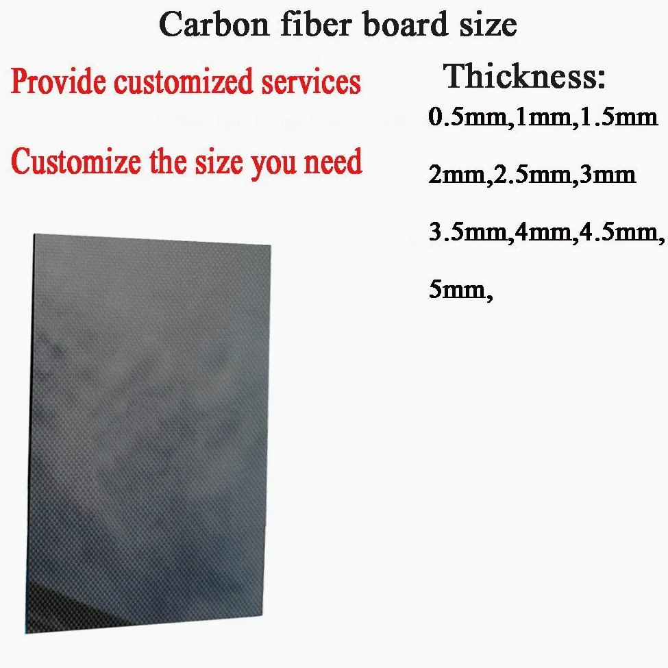 3K Fibra de Carbono Placa de Fibra de Carbono Planeado Placa de Placa de Placa Brillante Tejido Marco Laminado Puro para RC Drone Quadcopter,350mm x 400mm x 4mm
