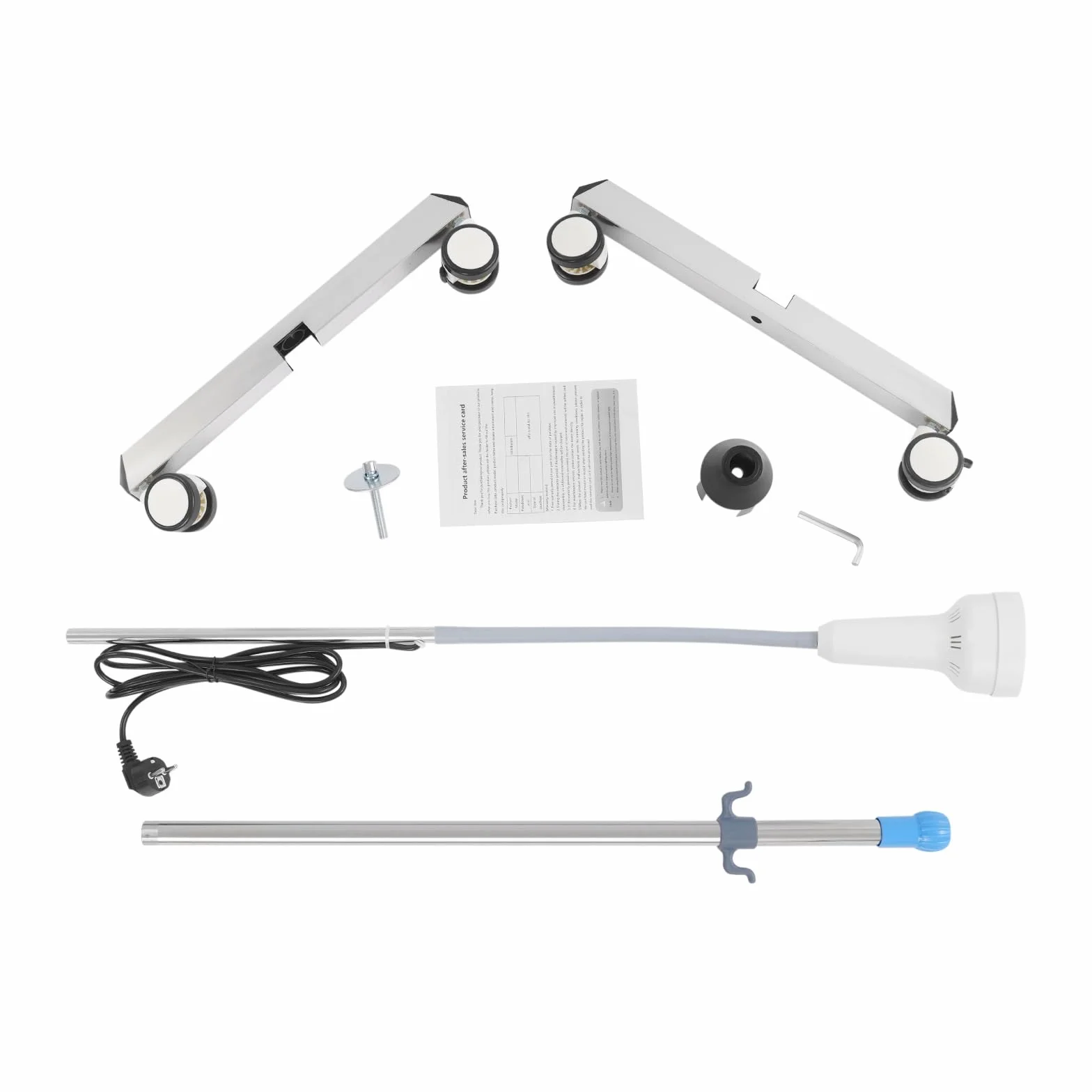 Lámpara de examen de altura ajustable, 30 W, LED, examen médico quirúrgico, lámpara giratoria de 360°, para ginecología, ambulancia, estomatología, hno