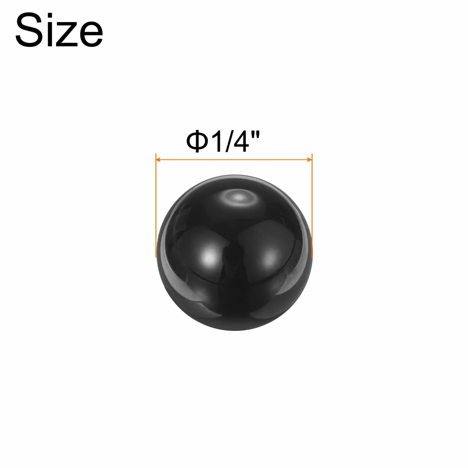 QUARKZMAN Bolas de Rodamiento Cerámicas 1/4" Si3N4 G5 Precisión 100 Piezas