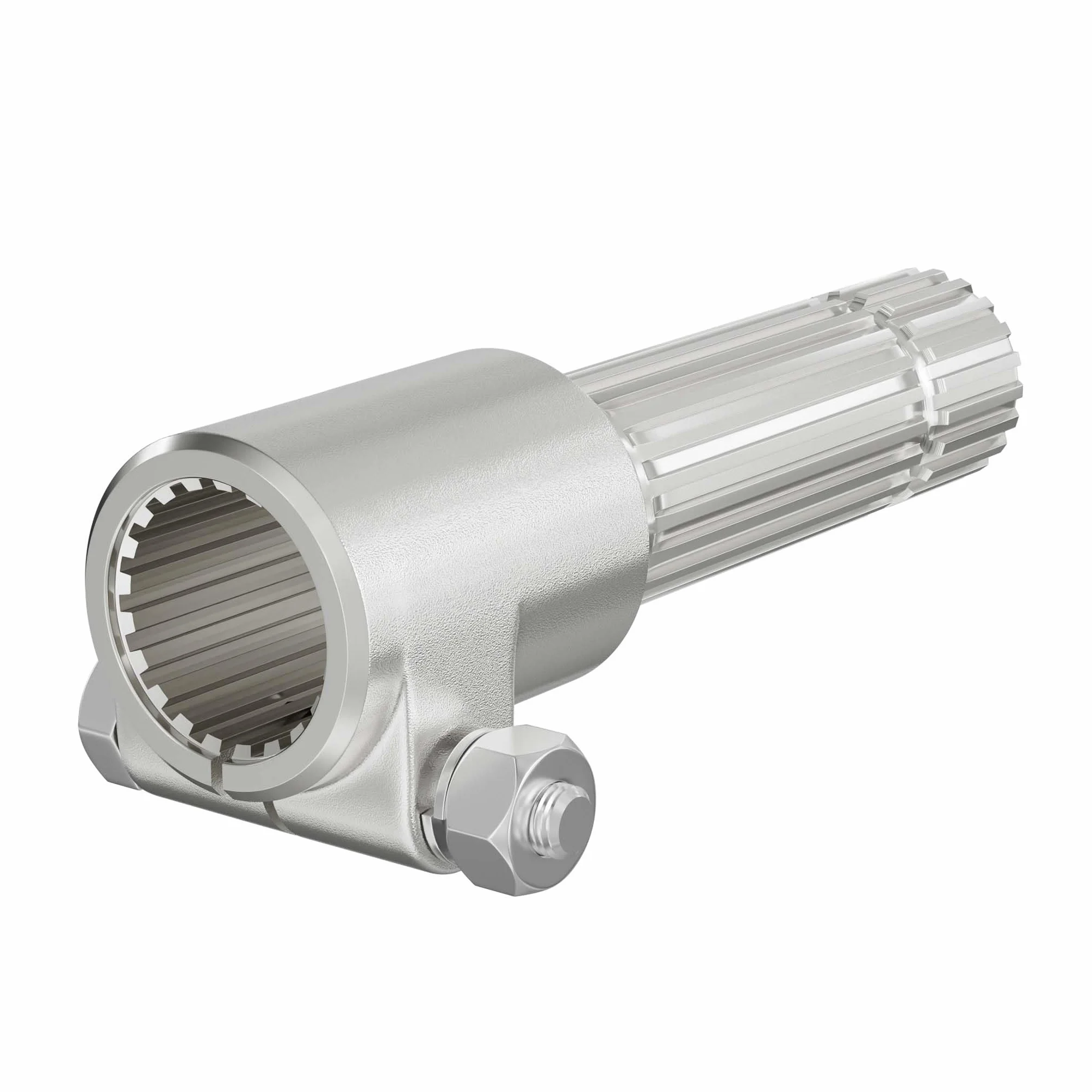 WilTec Toma de Fuerza PTO 160 mm Casquillo Eje Estriado 1 3/8" 21 Eje de Salida 1 3/8" 21 Tractor