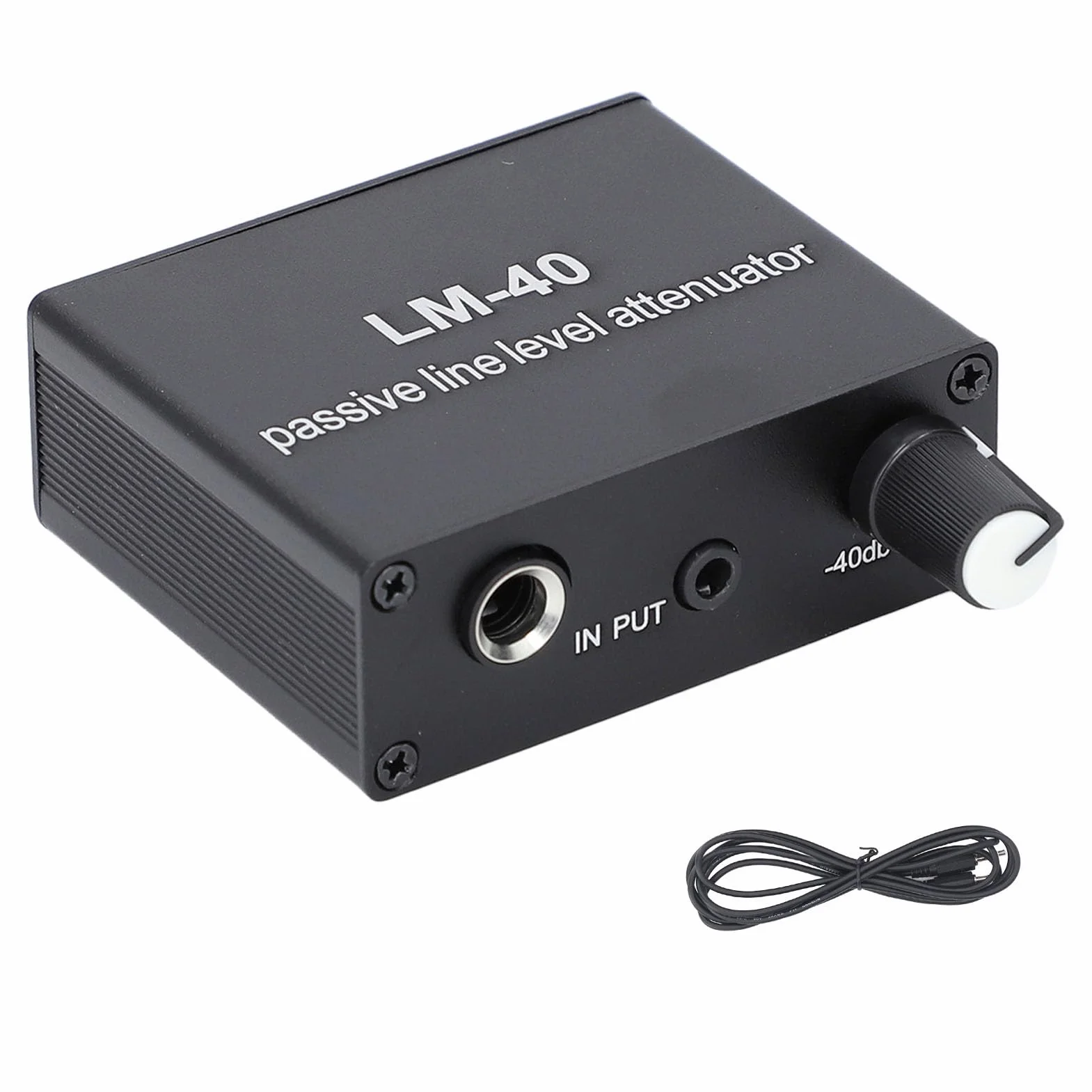 KIMISS Atenuador Pasivo de Sonido -40 DB a -15 DB Cable 3,5 Mm