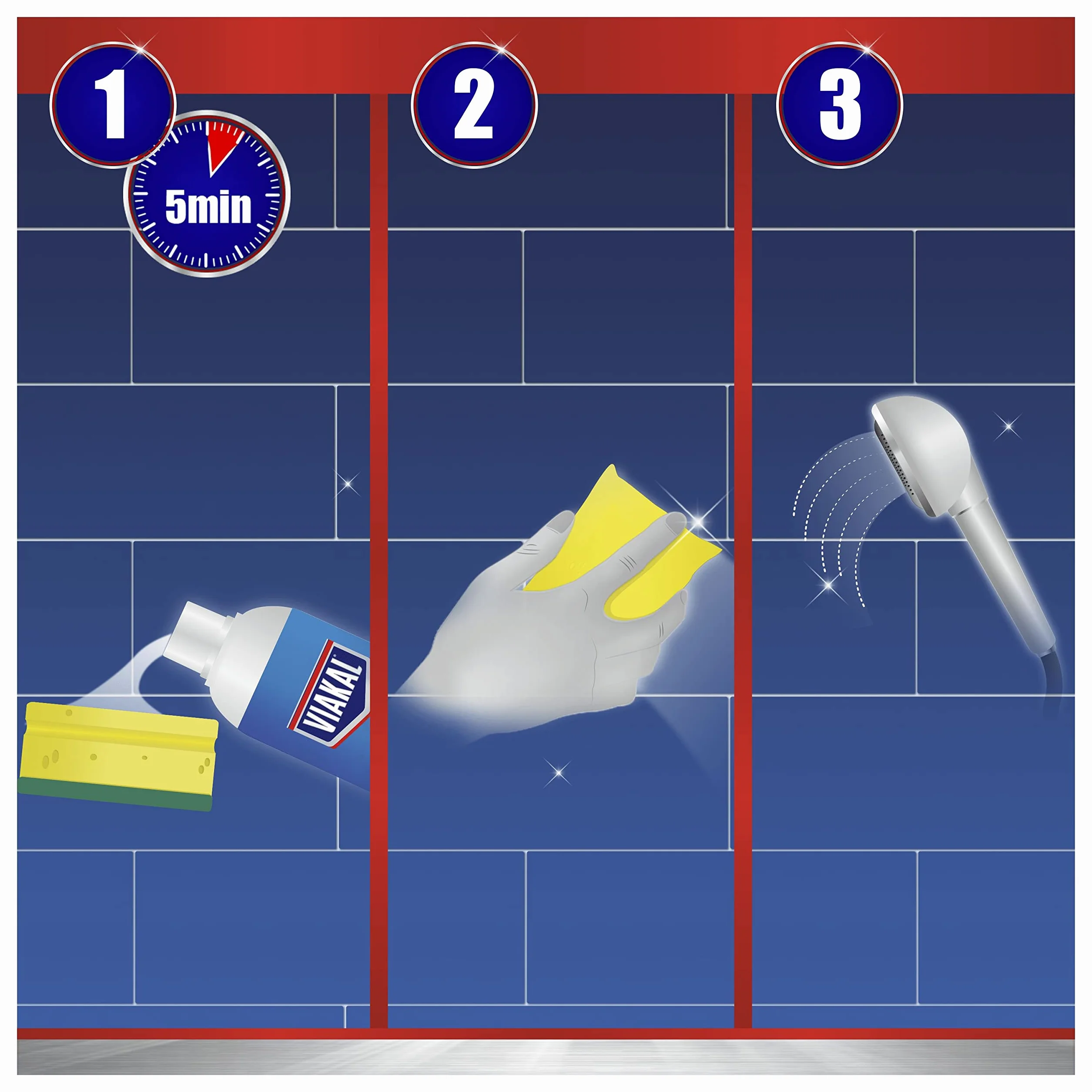 VIAKAL Clásico Líquido para Incrustaciones de Cal, 500ml, Tecnología Antigoteo