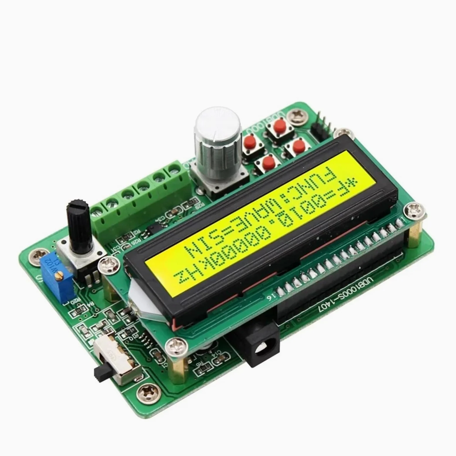 Generador de señales de función DDS UDB1008S 8MH/z, Fuente de señal de Pulso/Contador de frecuencia con comunicación y Barrido de frecuencia