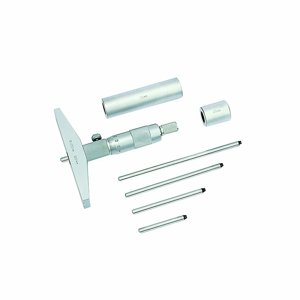 Metrica 44090 MICROMETRO PROFUNDIDAD 0-100MM 0,01 mm