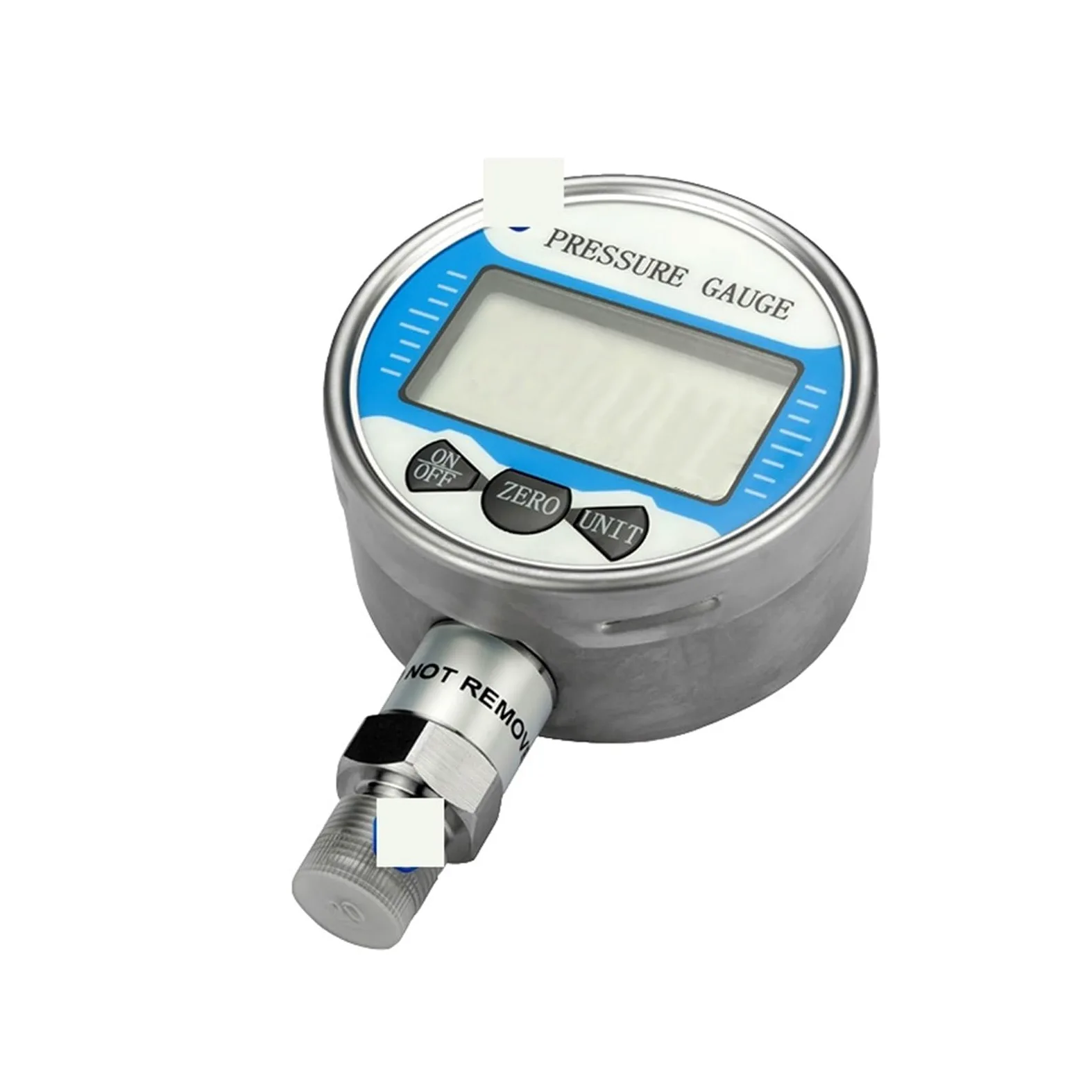 Medidor de Presión Manómetro digital de barra inalámbrica Mpa Psi, manómetro presión agua, combustible líquido, aire, 100Mpa, baja(80mm dial diameter,0-10Mpa)
