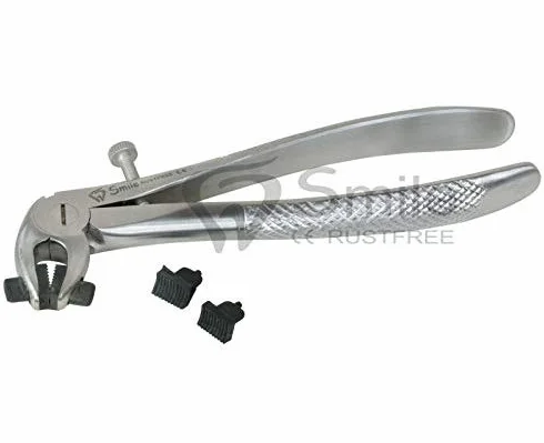 Alicates de extracción de corona con 2 puntas de silicona – removedor temporal de corona