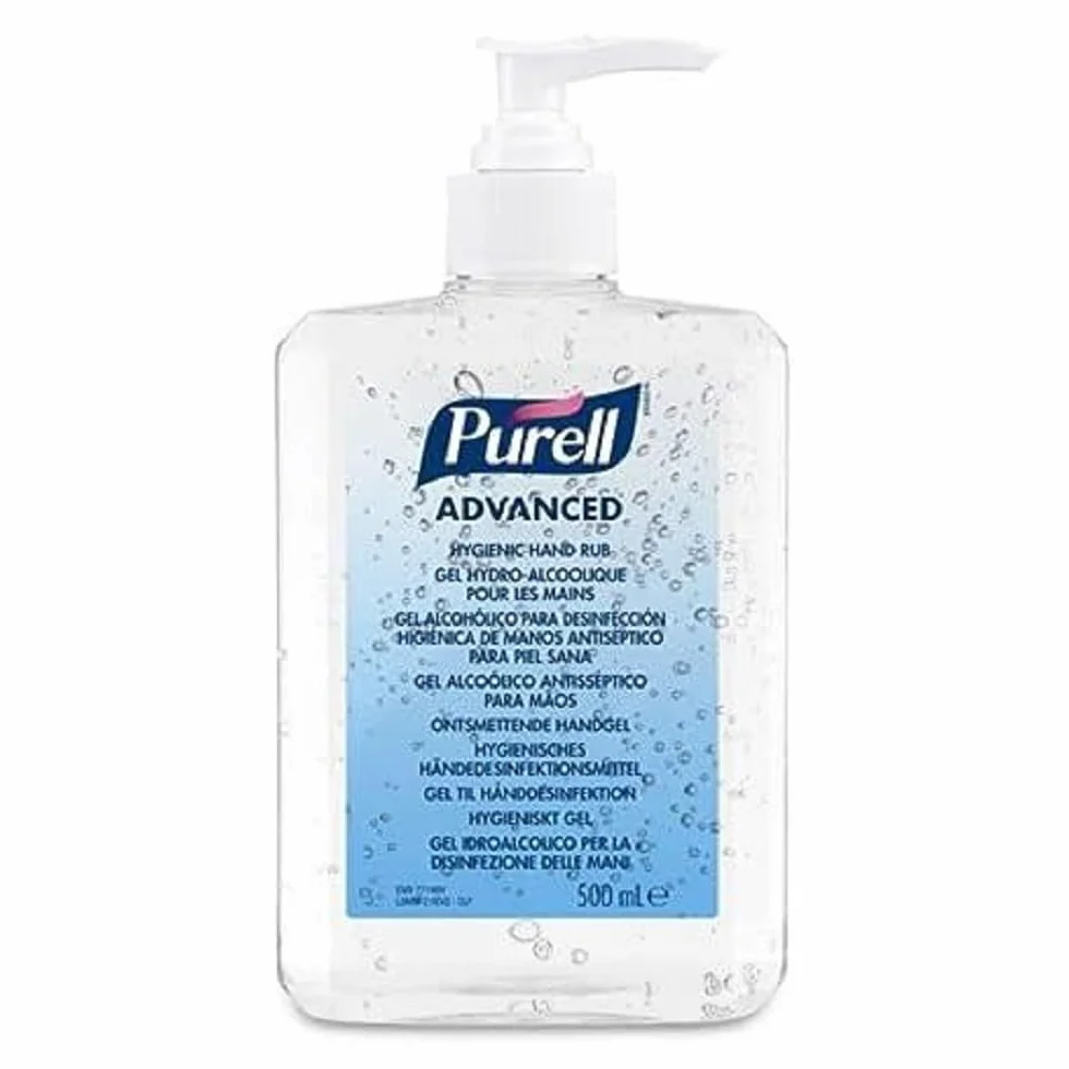 PURELL ADVANCED Gel hidroalcohólico DE MANOS 500ml, alcohol en gel desinfectante manos, 500ml Botella. Acaba con el 99,99% de los gérmenes más comunes que pueden resultar nocivos.