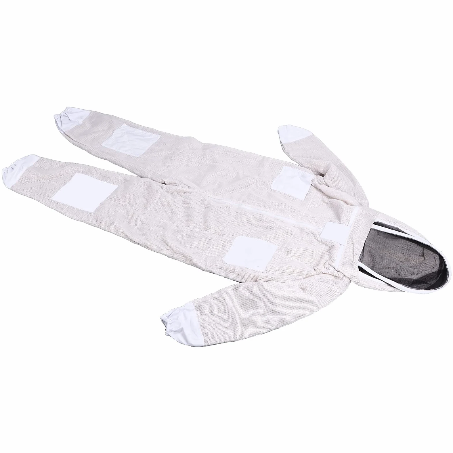 Traje de Abeja Siamesa Profesional para Apicultores, Traje Ventilado con Cremallera Cómodo y Transpirable para las Temporadas de Otoño e Invierno