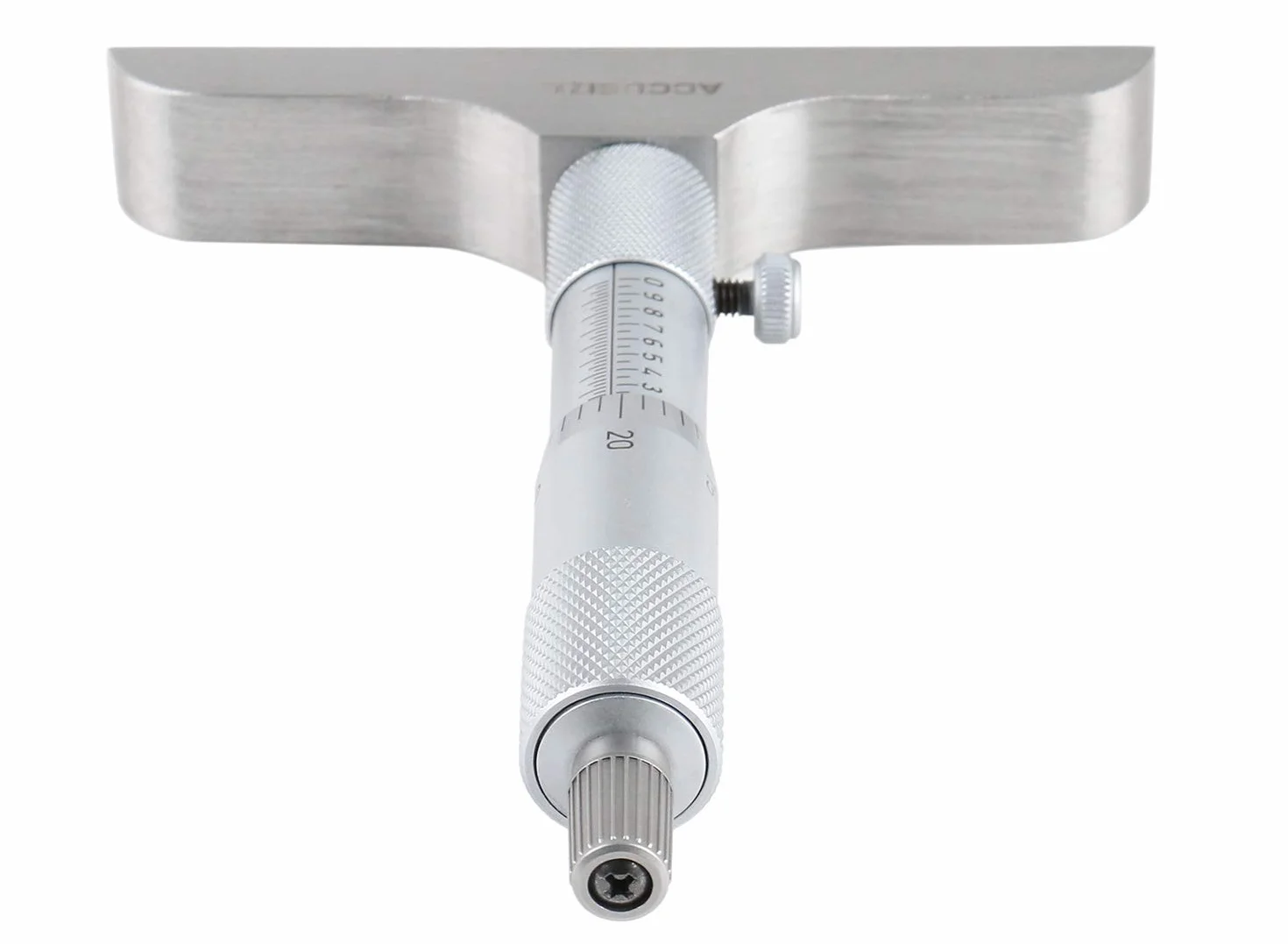 accusize – 6 "Profundidad micrómetros, base de profundidad 4," con 6 varillas en caja de sábana bajera ajustable, # 2025 – 4201