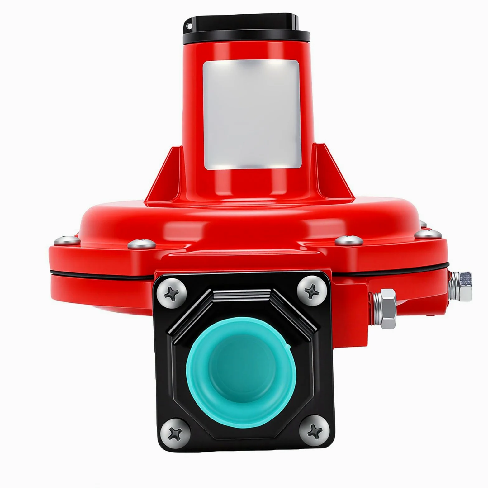 Karlak Regulador de Gas Natural Ajustable de Primera Etapa para Residencial, Comercial, Industrial, Hierro Fundido, Entrada NPT 1/2 Pulgada, 8-12 PSI