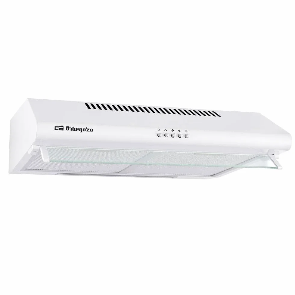 Orbegozo ST 07160 D BL Campana extractora 60 cm 3 niveles potencia 195,3 m3/h LED Blanco