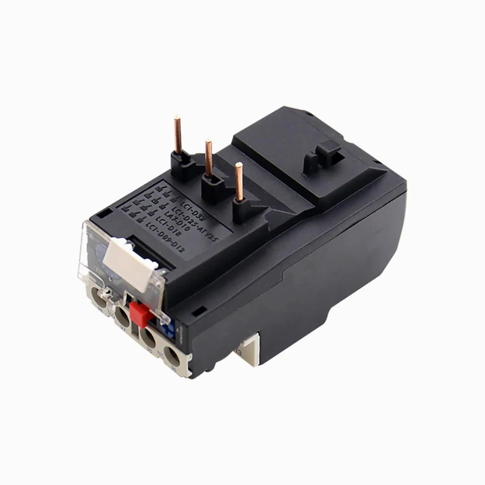 1 Uds JR28-25 relé de sobrecarga térmica LR2D13 relé térmico ajustable relés eléctricos 1.6A 2.5A 4A 6A 8A 10A 13A 18A 25A