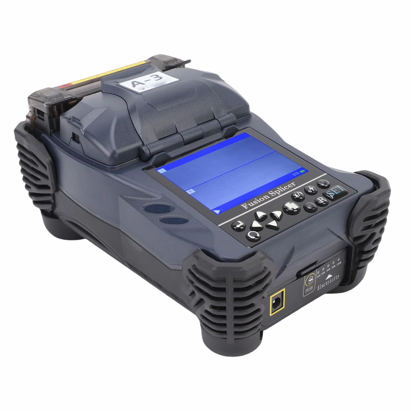 Dpofirs Máquina Dividida de Fibra de Vidrio SPLICIS 9S SPLIMING 26S Calefacción FTTH 100-240V
