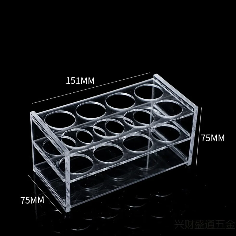 Soporte para Tubos de Ensayo de Acrílico 50 ml Diámetro 30 mm