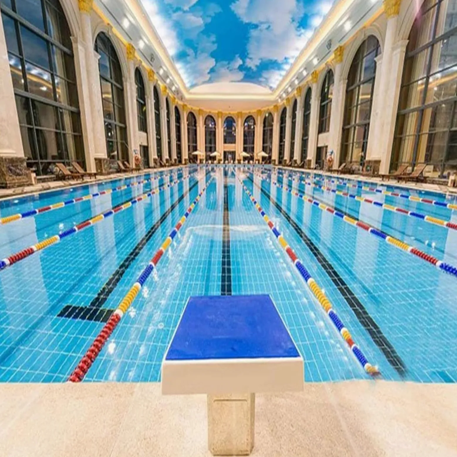 Línea de flotador de piscina, cuerda de alambre de acero con flotadores de flotabilidad, divisor de piscina para uso en interiores y exteriores