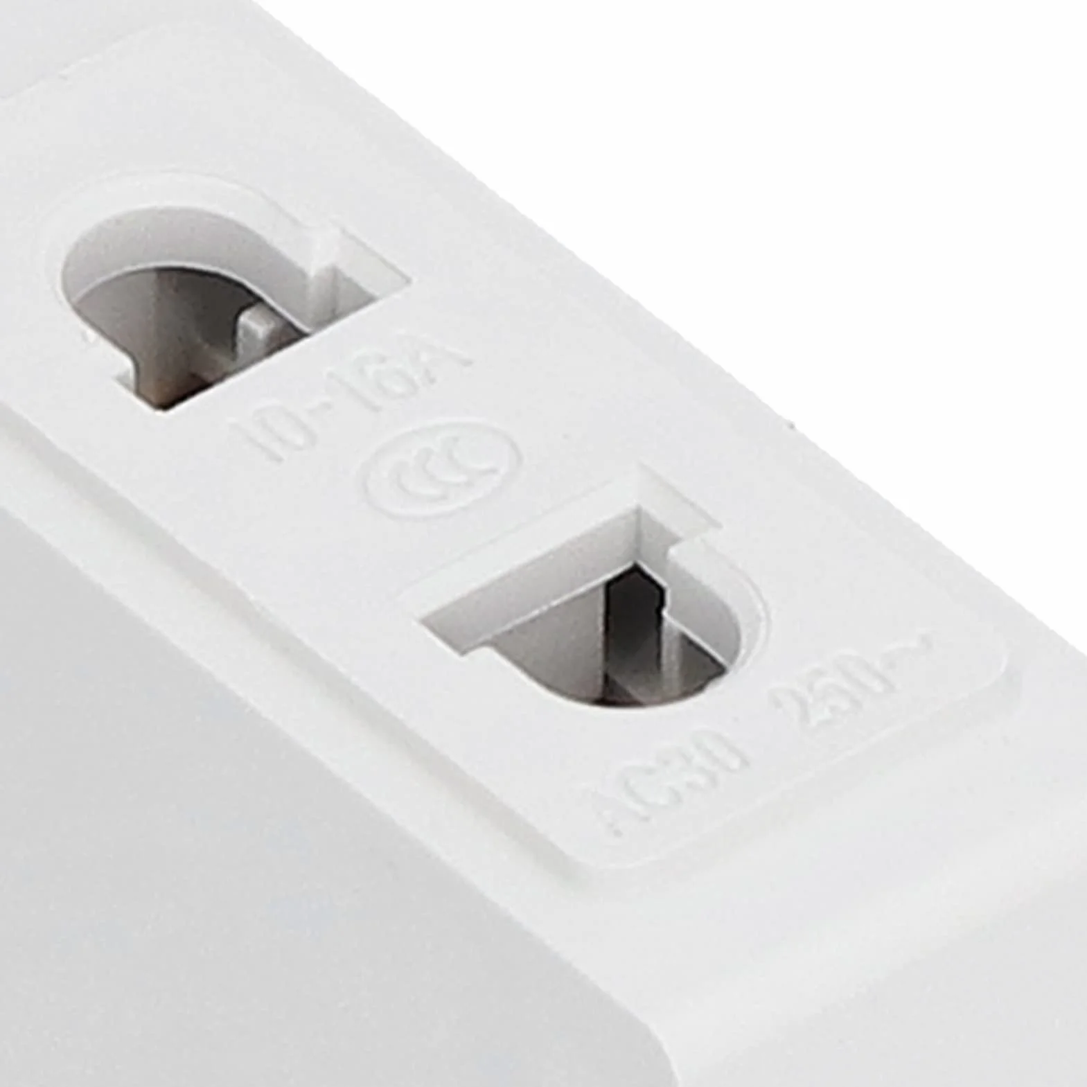 Eujgoov 12Pcs AC30-102 Receptáculo de salida de CA monofásico montado en riel Din 2pin Salida modular para enchufes 250V