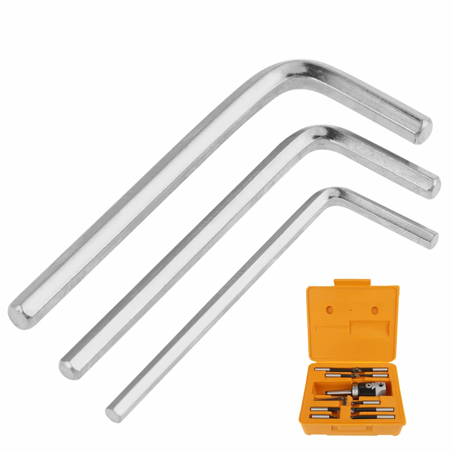 Cabezal de Perforación MT2-M10 F1-12 50mm 9 Piezas Barras de Perforación 12mm para Fresado CNC