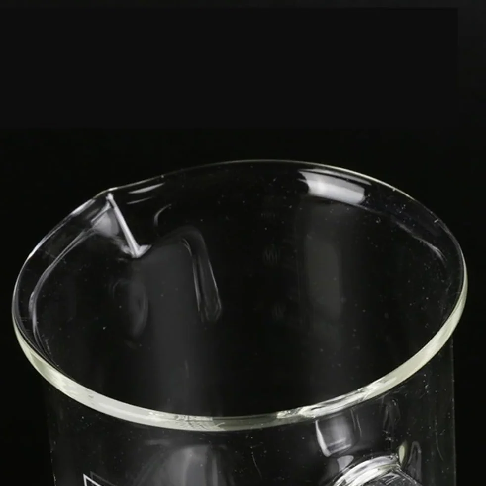 Vaso de Vidrio de Laboratorio con asa, 50-2000 ml, cristalería química Transparente con asa, 1 Unidad (250)