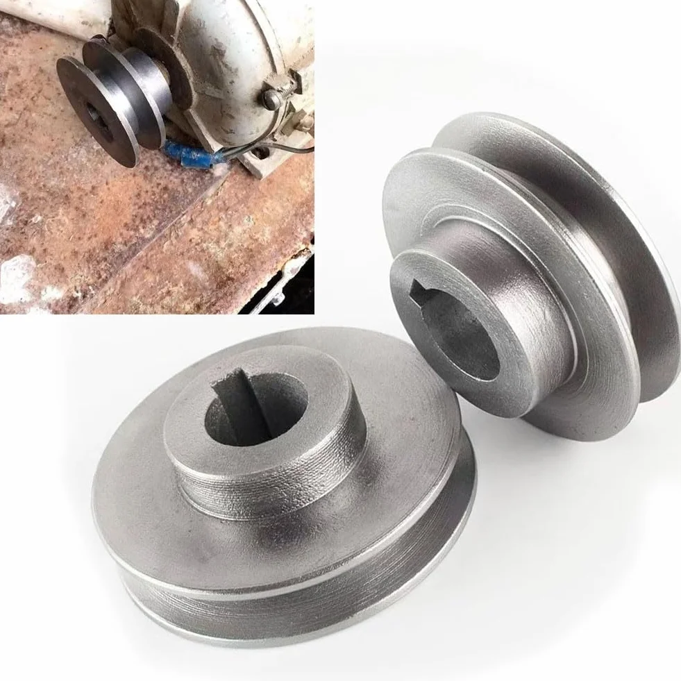 Polea de correa trapezoidal de hierro fundido 20x70 para compresor de aire