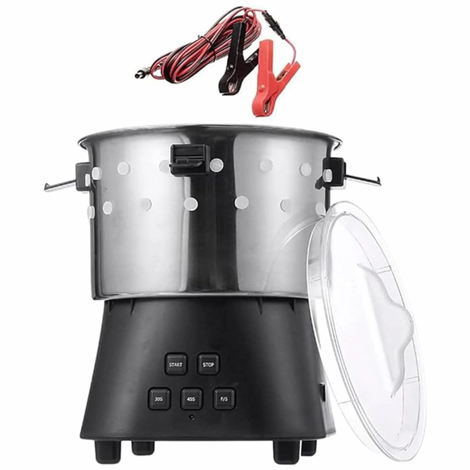 Desplumadora de codornices, desplumadora de pollo de acero inoxidable, mini máquina desplumadora de 15 W, máquina desplumadora eléctrica, eliminación rápida de plumas de 5000R/MIN, depilación de aves
